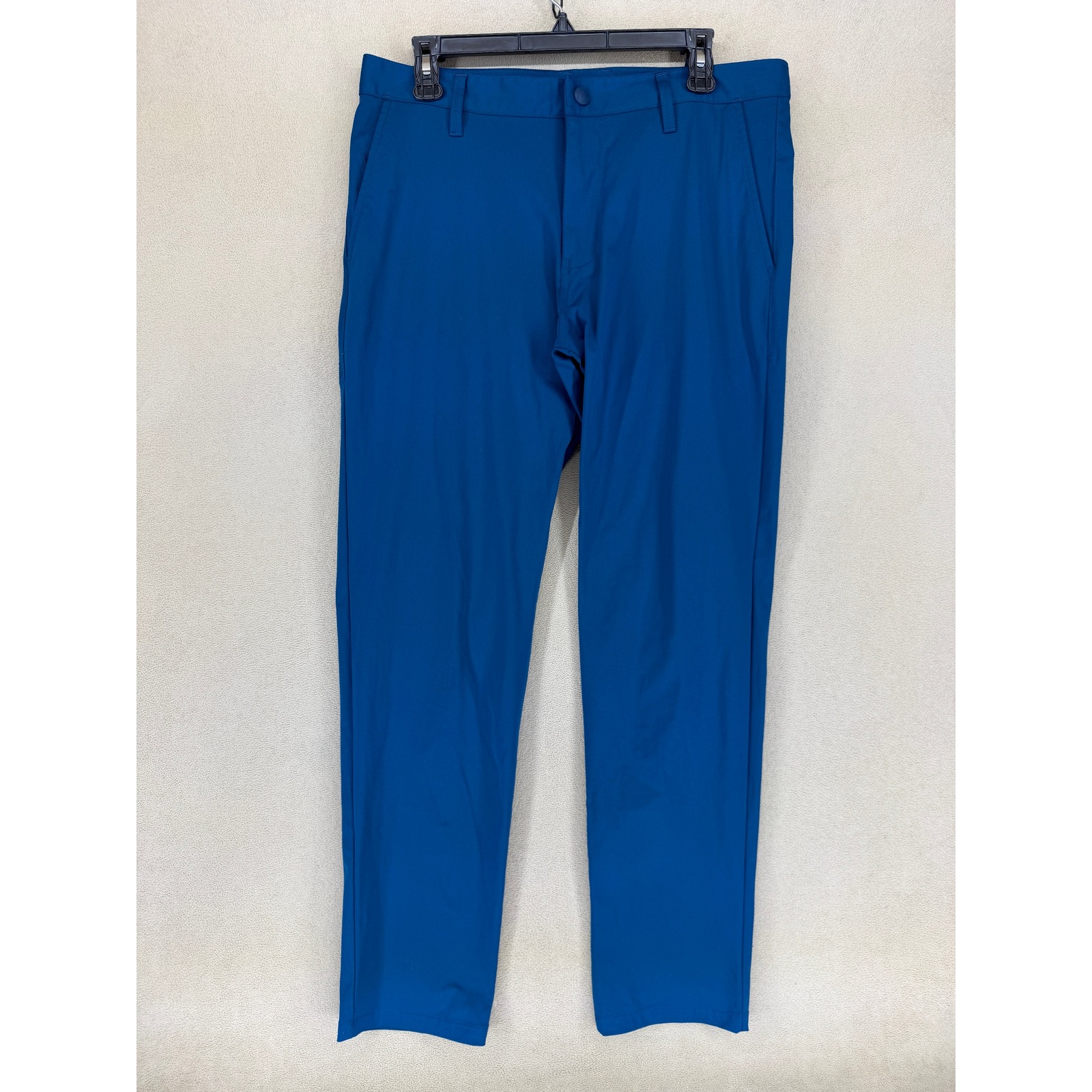 Rhone Men's 33 Blue Commuter Pants Flat Front Stretch Performance Style 100161